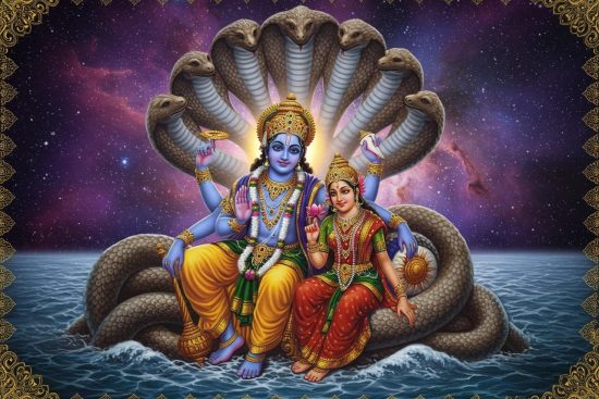 Lord Vishnu and Sun God (Surya Dev)